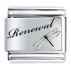 Renewal And Dragonfly Laser Italian Charm