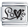  Heart  Theme Love Laser Italian Charm  Bracelets  L_SH28