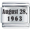 Culture August Peridot Color28,1963 Laser Italian Charm  ... 