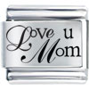 Family Love U  Mom  Laser Italian Charm Bracelets L_SH50