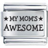 Family My  Mom's  Awesome Laser Italian Charm Bracelets L_SH51