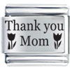 Family Thank You  Mom  Laser Italian Charm Bracelets L_SH58