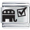  Culture  Vote Republican Laser  Italian  Charm Bracelets L_SH6