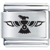 Symbol Eagle Tatoo Laser Italian Charm Bracelets