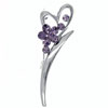Heart And Daisy Brooch