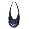 Black Acrylic Necklace  Beaded 