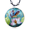  Turquoise  Round Cloisonne Pendant