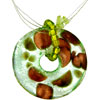 Pale Green Round Necklace