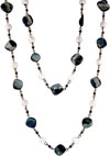 Tropical Rain Coral Stone Beaded Necklace
