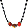 Fire Red Christmas Necklace