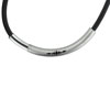 Stainless Steel Choker Assorted Diamond Shapes Pendant