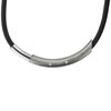 Stainless Steel Cz Studded Choker Necklace