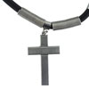 Stainless Steel Large Cross Choker Necklace