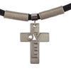 Stainless Steel Love Cross Choker Necklace
