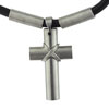 Stainless Steel Thick Cross Choker Necklace