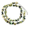 Pendants - Multi Stone Chip Necklace Beaded