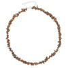 Poppy Jasper Stone Chip Necklace Beaded