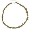 Stone Chip Unakite Necklace
