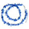 Blue Semi Precious Chip Stone Necklace Bead