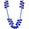 Blue Lampwork Teardrop Murano Glass Necklace