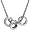 Silver Sterling Ringed Necklace