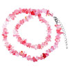 Stylish Semi Precious  Chip   Stone  Necklace Beaded
