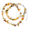 Unique Semi Precious Chip Stone Necklace Beaded