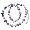 Rock Color Semi Precious Chip Stone Necklace Beaded