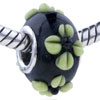 Kelly Texture Flower Murano Glass European  Beads 