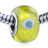 Pale Blue And White Teardrops Translucent Murano Glass  ... 