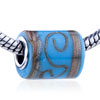 Texture Golden Murano Glass European Beads