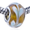 Pale Green And White Seaweed Translucent Murano Glass  ... 