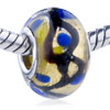 Gold  Foil Brown Crisscross Line And Blue Dots Translucent  ... 