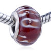 White And Orange  Evil   Eye  Translucent Murano Glass European  ... 
