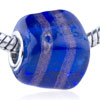  Glitter  Golden Powder Circles Translucent Murano Glass  ... 
