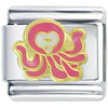 Pink Octopus Italian Charm