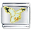 White Seagull Bird Italian Charm