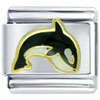 Jumping Killer Whale Italian Charm