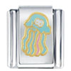 Blue Squid Italian Charm