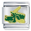 Green Dragon Head Italian Charm