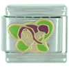 Purple Hair  Fairy  Italian Charm