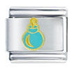 Turquoise  Christmas  Ornament Italian Charm