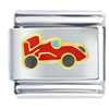 Red  Race   Car  Italian Charm