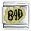 Bad In Black Italian Charm