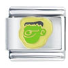 Green Frankenstein Italian Charm