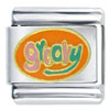 Groovy Word Italian Charm