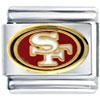 Nfl San Francisco 49ers Football Licensed Italian Charm