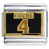Nfl Green Bay Packers Brett Favre #4 Licensed Italian Charm