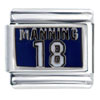 Nfl Peyton Manning #18 Sports Italian Charm