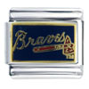 Mlb Atlanta Braves Text Sports Italian Charm